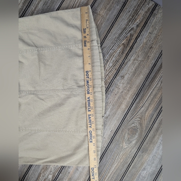 L.L.Bean Classic Fit Skirt Size 6 Stretch Khaki Colored - Picture 10 of 12